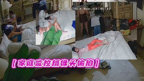 家庭监控摄像头偷拍大奶少妇早上和老公啪啪没尽兴_下午又偷偷用假鸡巴自慰