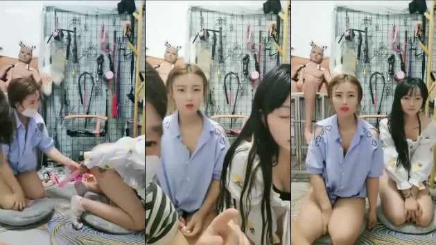 坐标河南郑州,轻度调教俩妹子,壹个少妇,壹个少女,双头龙壹起享用,各种道具应有尽有